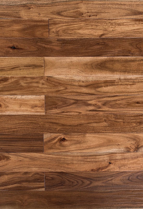 أوراق صغيرة أكاسيا 90 ملم الأرضيات الخشبية الصلبة ذات النقل اليدوي